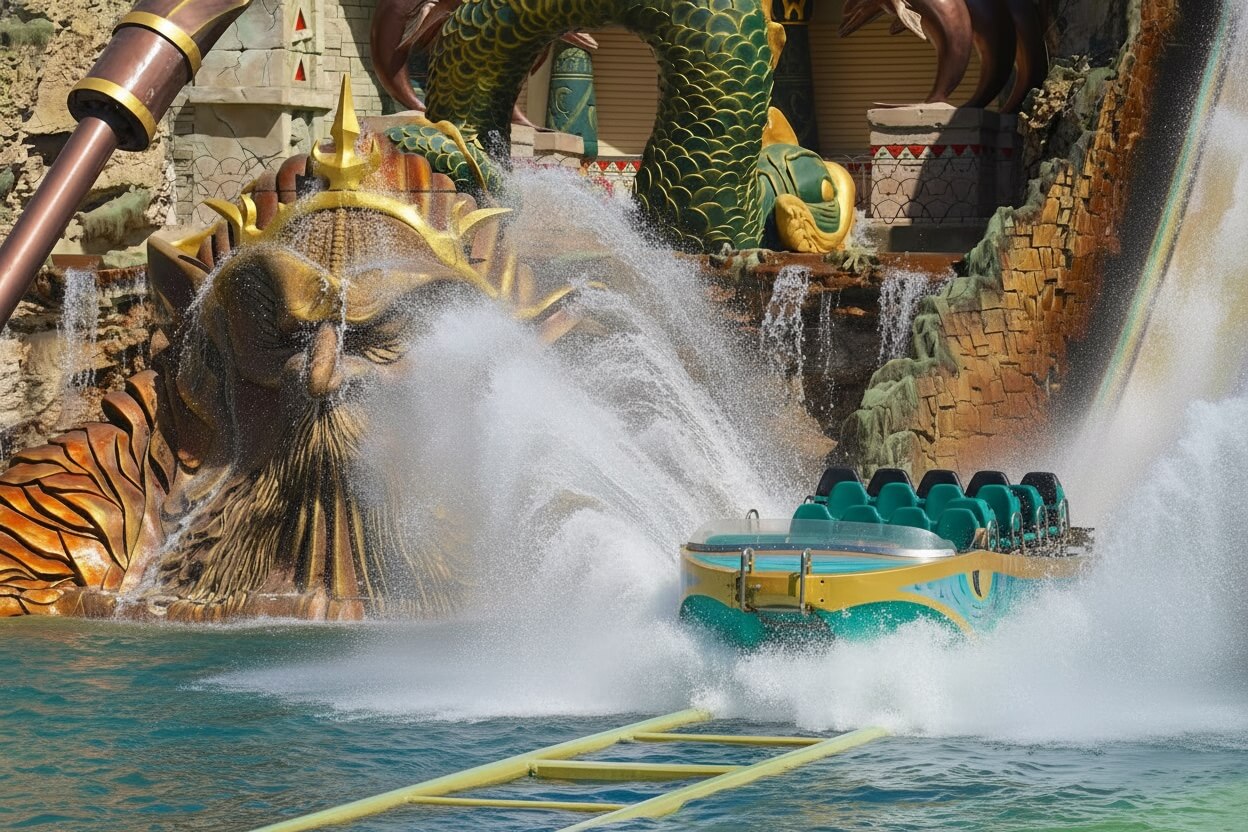 Gardaland zabaviščni park ob Gardskem jezeru